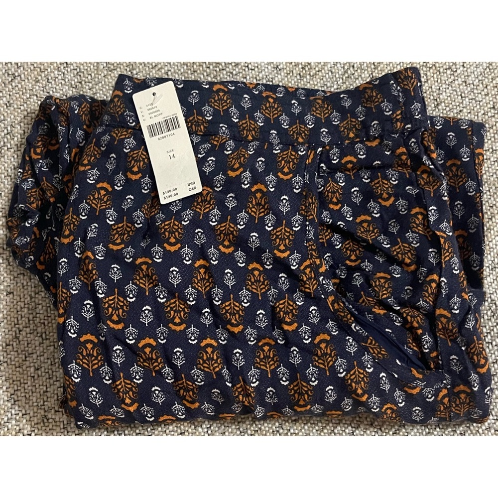 Anthropologie Smocked Balloon-Leg Pants NWT Size 14 - Picture 13 of 16